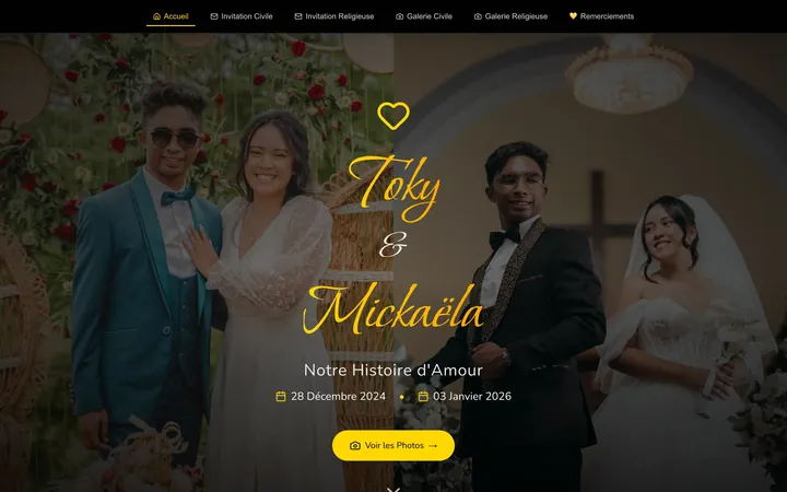 La galerie photo de mariage